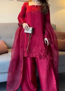 Elegant pink Kurta Set with Palazzo