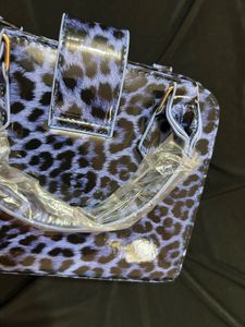 Glossy Leopard Print Bags Combo