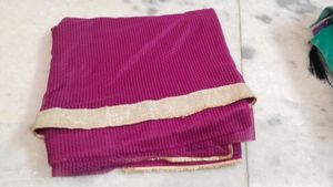 Magenta &amp; Gold Dupatta