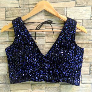 Sparkling Sequin Blouse