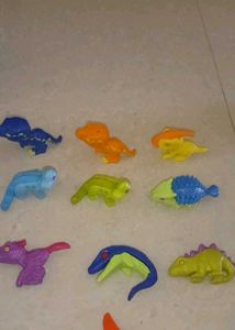 Set of 10 Dinosaur Figurines