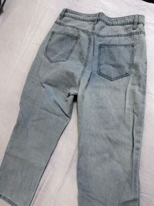 Light Wash High-Waisted Jeans