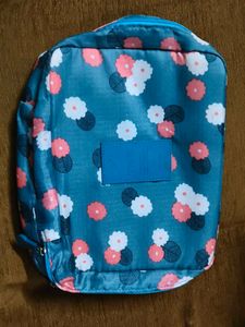 Floral Travel Makeup Bag Organizer