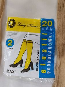 European Beige Knee-High Stockings (2pair)