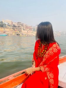 red anarkali set i will give you in less