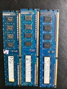 Computer RAM ddr3 2gb 3stick fix price