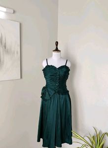 Emerald Green Party Dress