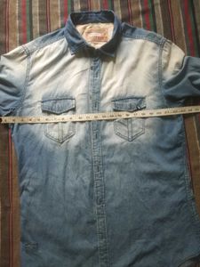 Stylish Blue Denim Shirt