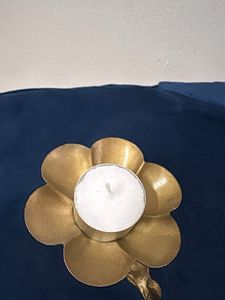 Lotus &amp; Small elephant Candle Holder