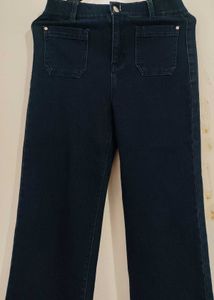 Dark Wash Wide Leg Jeans