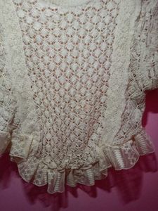 Zara Knit Lace Top