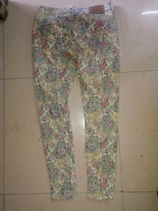 True  religon Floral Print Pants