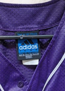 Adidas Purple Baseball Jersey