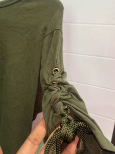 Olive Green Relaxed Fit T-shirt