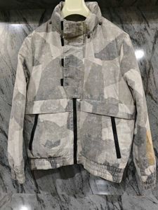 Stylish Geometric Print Jacket