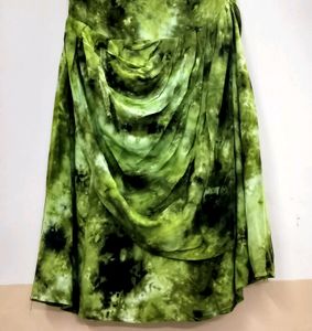 Green Tie Due Skirt