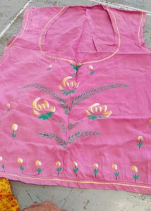 satin lehenga suit