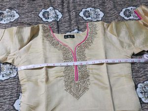 Chanderi Festive Kurta