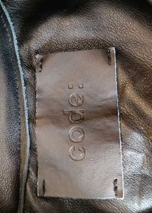 CODE Classic Black Leather Jacket