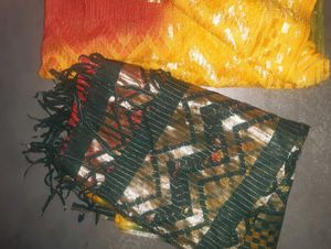 Vibrant Bandhani Silk Dupatta with Silver Motifs