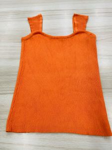 beautiful orange crop top