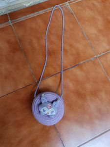 Cute Purple Sling Bag