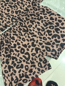 Leopard Print Short Set