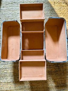 Vintage Combination Lock Travel Case
