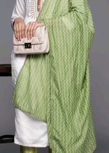 Elegant Green & White Suit