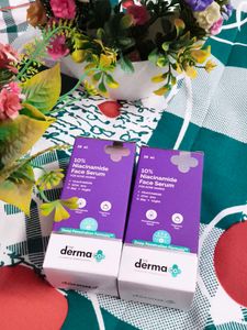 pack of 2 The Derma Co 10% Niacinamide Serum with