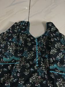 Floral Kurta Set with Dupatta