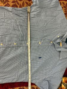 Ralph Lauren Blue Short Sleeve Button-Up Shirt