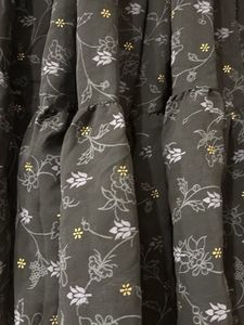 Black Floral Maxi Skirt