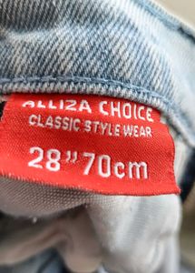 sky blue mom's fit denim
