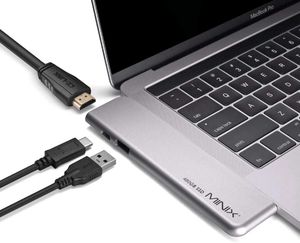 MINIX NEO Storage Pro, USB-C Multiport 480GB SSD S