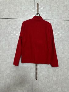 Uniqlo Burnt orange Fleece Zip-Up Jacket