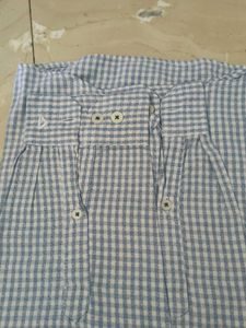 Men's Blue Checkered Shirt