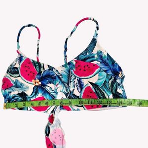 Watermelon Tropical Print Bikini Top 28/30