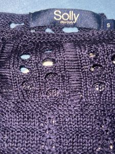 Blue  Allen Solly Knit Top Size small
