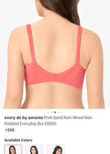 🌺Every De By Amante Pink Non Wired Women Wear