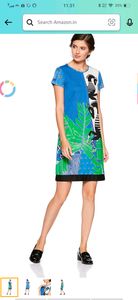 Funky Graphic Print Dress.