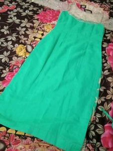 Green Ethenic Suit For Celebrations