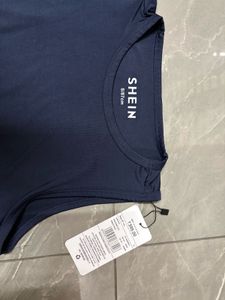 Sleek Navy Blue One-Piece Bodysuit