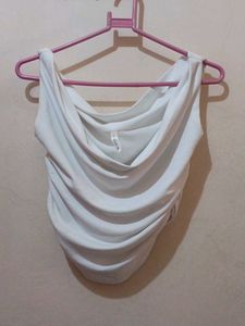 Chic White Off-Shoulder Top