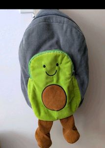 Kids Cute Avocado Plush Backpack