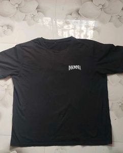 Black Insomnia Graphic T-Shirt