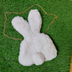 Sale! Bunny shaped Imported fur bag