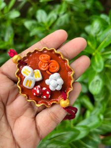 Clay handmade rakhis