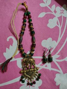 Ethnic Elephant Pendant Necklace