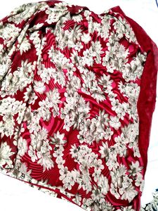 Maroon daily wear new saree